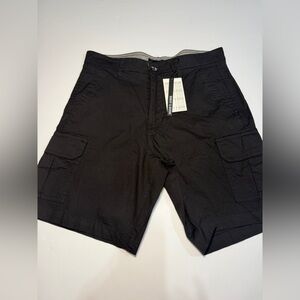 Source Unknown Black Men's Cargo Shorts with Utility Pockets